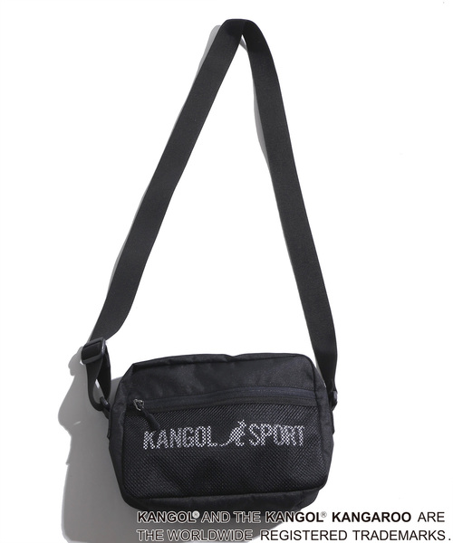 KANGOL（カンゴール）の「∴WEGO/KANGOL SPORT別注ショルダーバッグ（ショルダーバッグ・メンズ・ホワイト/その他1/ベージュ/トリコロール/ブラック・FREE）」の8枚目の写真