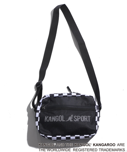 KANGOL（カンゴール）の「∴WEGO/KANGOL SPORT別注ショルダーバッグ（ショルダーバッグ・メンズ・ホワイト/その他1/ベージュ/トリコロール/ブラック・FREE）」の10枚目の写真