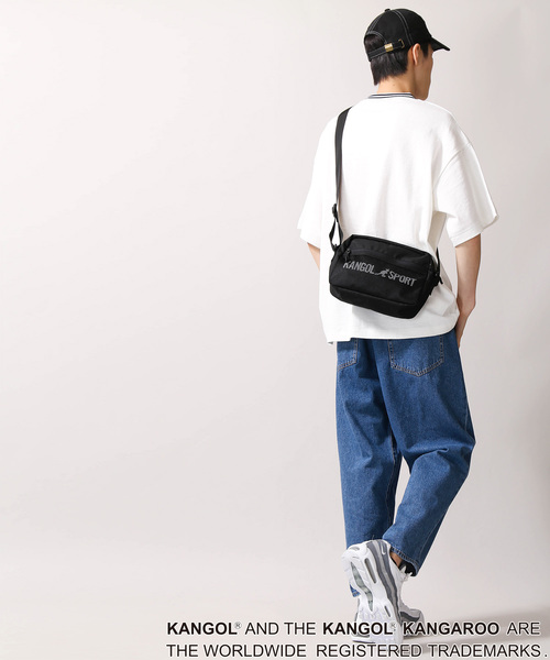KANGOL（カンゴール）の「∴WEGO/KANGOL SPORT別注ショルダーバッグ（ショルダーバッグ・メンズ・ホワイト/その他1/ベージュ/トリコロール/ブラック・FREE）」の16枚目の写真