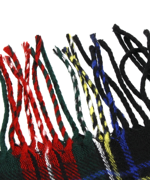 Smoothy(スムージー)の「Smoothy Check Ring Muffler / スムージー チェックリングマフラー(ストール/ショール・キッズ・ホワイト/ブラック/レッド/グリーン/ワイン/グリーン系その他・FREE)」の10枚目の写真