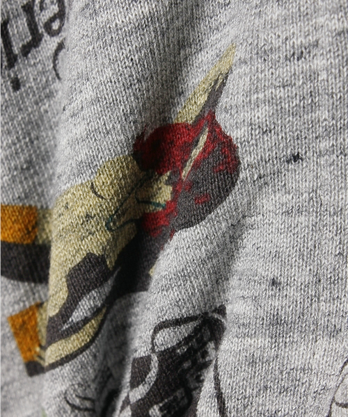 JOEY HYSTERIC（ジョーイヒステリック）の「ACOUSTIC総柄 PK（パーカー・キッズ・ホワイト系その他/グレー系その他・X-SMALL/SMALL/MEDIUM）」の8枚目の写真