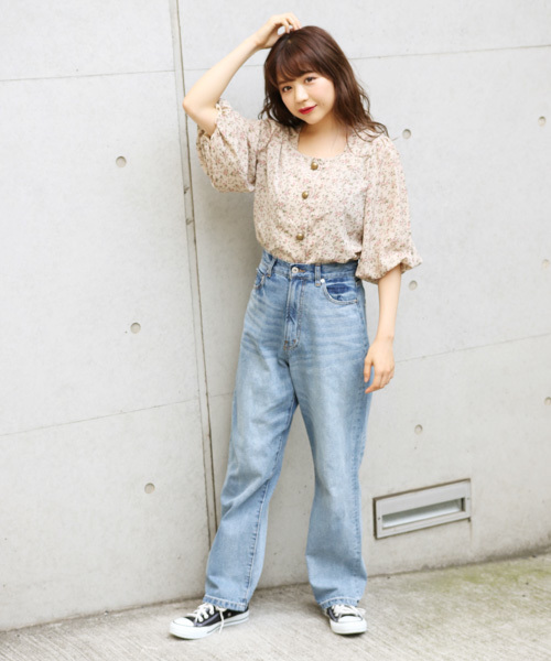 apres jour（アプレジュール）の「スクエアネックバルーンブラウス【ZOZOTOWN限定アイテム】（シャツ/ブラウス・レディース・ダークブラウン/ベージュ/ピンク・フリー）」の8枚目の写真