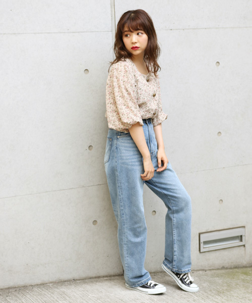 apres jour（アプレジュール）の「スクエアネックバルーンブラウス【ZOZOTOWN限定アイテム】（シャツ/ブラウス・レディース・ダークブラウン/ベージュ/ピンク・フリー）」の9枚目の写真