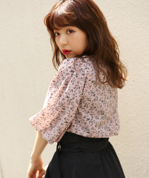 apres jour（アプレジュール）の「スクエアネックバルーンブラウス【ZOZOTOWN限定アイテム】（シャツ/ブラウス・レディース・ダークブラウン/ベージュ/ピンク・フリー）」の13枚目の写真