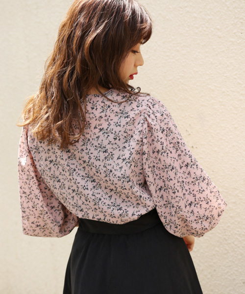 apres jour（アプレジュール）の「スクエアネックバルーンブラウス【ZOZOTOWN限定アイテム】（シャツ/ブラウス・レディース・ダークブラウン/ベージュ/ピンク・フリー）」の14枚目の写真