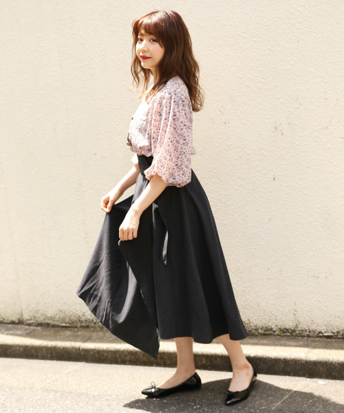 apres jour（アプレジュール）の「スクエアネックバルーンブラウス【ZOZOTOWN限定アイテム】（シャツ/ブラウス・レディース・ダークブラウン/ベージュ/ピンク・フリー）」の16枚目の写真