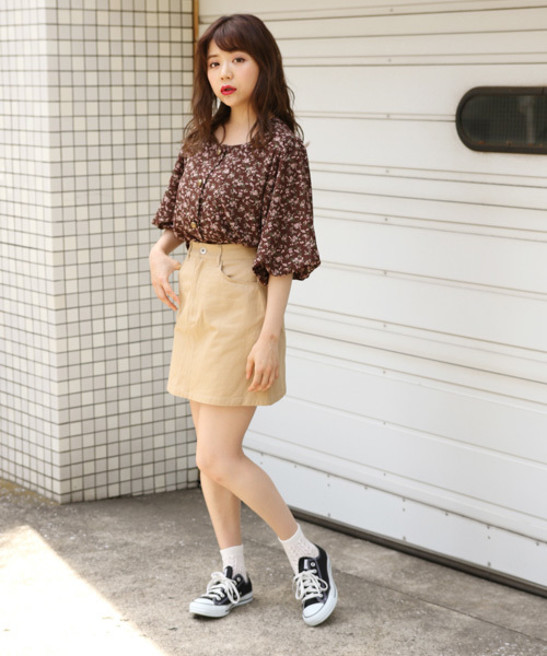 apres jour（アプレジュール）の「スクエアネックバルーンブラウス【ZOZOTOWN限定アイテム】（シャツ/ブラウス・レディース・ダークブラウン/ベージュ/ピンク・フリー）」の20枚目の写真