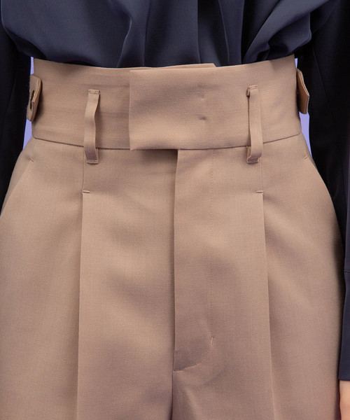 UNITED TOKYO（ユナイテッドトウキョウ）の「リボーンカコウストレートパンツ（その他パンツ・レディース・ブラック/ベージュ/グリーン・1/2）」の11枚目の写真