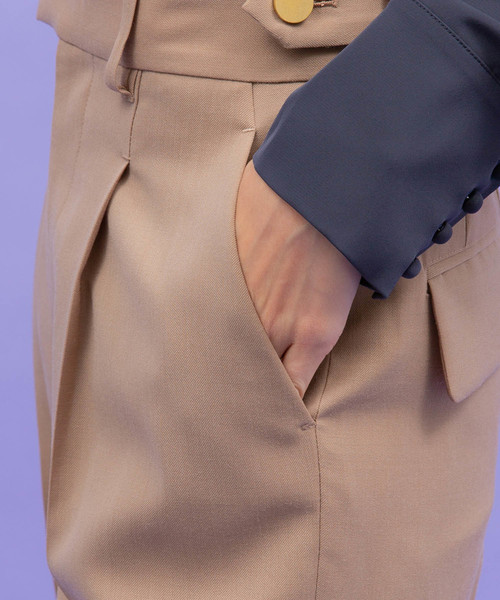 UNITED TOKYO（ユナイテッドトウキョウ）の「リボーンカコウストレートパンツ（その他パンツ・レディース・ブラック/ベージュ/グリーン・1/2）」の14枚目の写真