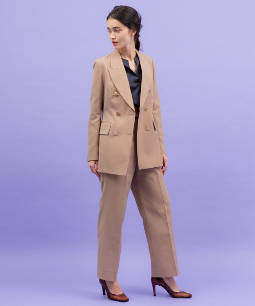 UNITED TOKYO（ユナイテッドトウキョウ）の「リボーンカコウストレートパンツ（その他パンツ・レディース・ブラック/ベージュ/グリーン・1/2）」の16枚目の写真