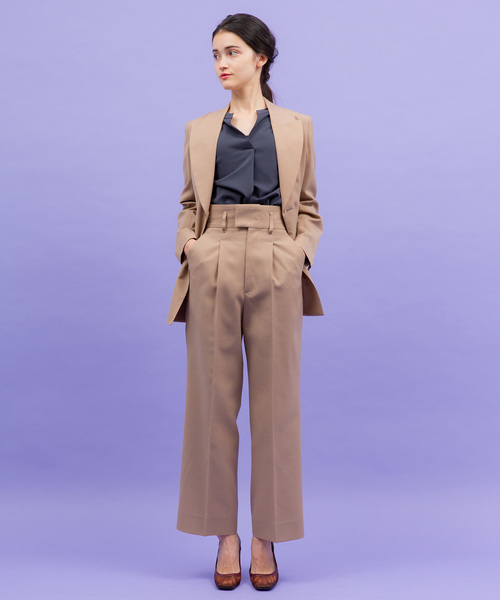 UNITED TOKYO（ユナイテッドトウキョウ）の「リボーンカコウストレートパンツ（その他パンツ・レディース・ブラック/ベージュ/グリーン・1/2）」の17枚目の写真