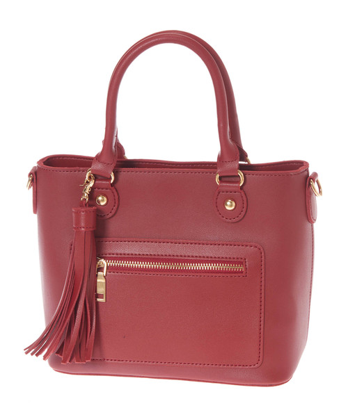 Edit Sheen（エディットシーン）の「タッセルチャームスクエアバッグ（ハンドバッグ・レディース・ブラック/レッド/モカ・FREE）」の10枚目の写真