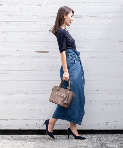 Edit Sheen（エディットシーン）の「タッセルチャームスクエアバッグ（ハンドバッグ・レディース・ブラック/レッド/モカ・FREE）」の20枚目の写真