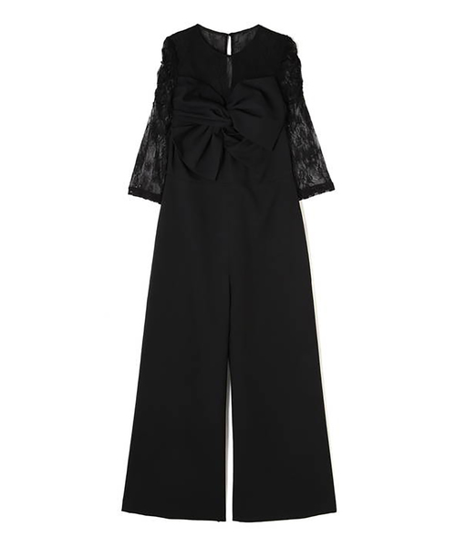 FREE'S MART（フリーズマート）の「◆レース×前リボンコンビネゾン（つなぎ/オールインワン・レディース・ブラック/ネイビー/グレー/グレー系その他/ブラック系その他・SMALL/MEDIUM）」の16枚目の写真