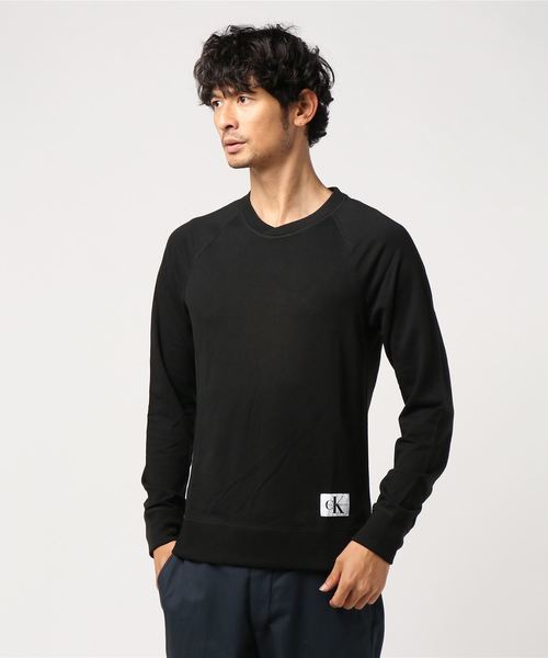 Calvin Klein Underwear(カルバンクラインアンダーウェア)の「MONOGRAM ロングスリーブ スウェット(スウェット・メンズ・ブラック/グレー・L/M/S/XL)」の2枚目の写真