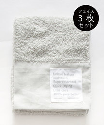 sarasa design（サラサデザイン）の「セット販売●b2c 泉州 本晒しパイル フェイスタオル 3枚入り｜34×80cm（タオル）」