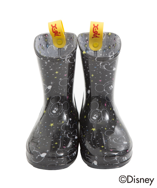 X-girl Stages（エックスガールステージス）の「【Disney（ディズニー）】 “MICKEY” RAIN BOOTS（レインシューズ・キッズ・ブラック・14cm/20cm/16cm/18cm/21cm/19cm/17cm/15cm）」の5枚目の写真