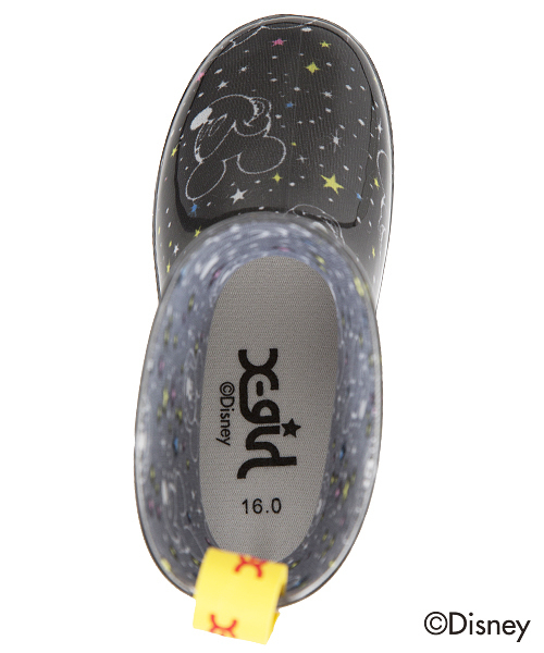 X-girl Stages（エックスガールステージス）の「【Disney（ディズニー）】 “MICKEY” RAIN BOOTS（レインシューズ・キッズ・ブラック・14cm/20cm/16cm/18cm/21cm/19cm/17cm/15cm）」の4枚目の写真