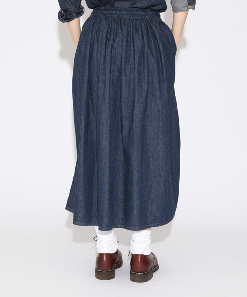 BEAMS BOY（ビームスボーイ）の「orslow / ギャザー デニムスカート