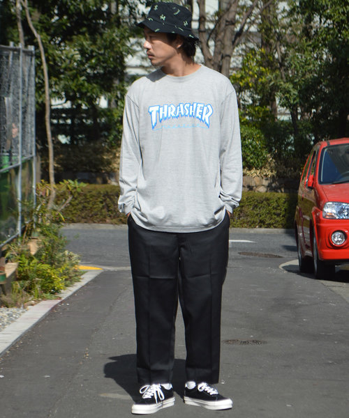 THRASHER（スラッシャー）の「THRASHER/スラッシャー HOMETOWN ICE L/S T-SHIRT（Tシャツ/カットソー・メンズ・ホワイト/ブラック/グレー・M/L/XL）」の8枚目の写真