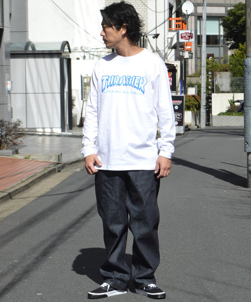 THRASHER（スラッシャー）の「THRASHER/スラッシャー HOMETOWN ICE L/S T-SHIRT（Tシャツ/カットソー・メンズ・ホワイト/ブラック/グレー・M/L/XL）」の13枚目の写真