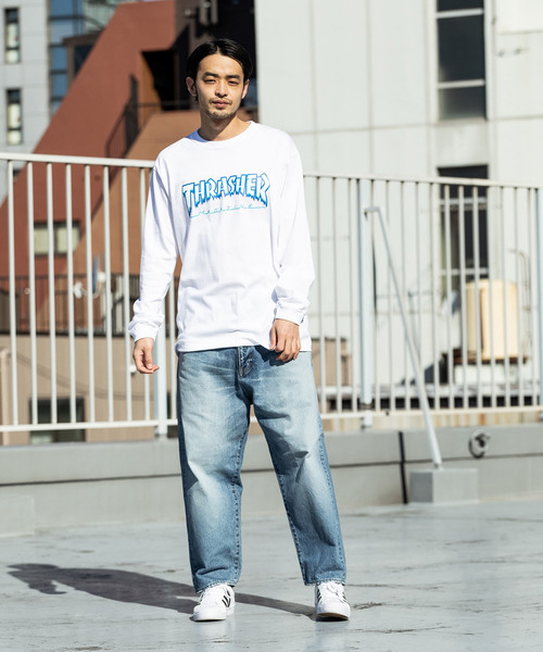THRASHER（スラッシャー）の「THRASHER/スラッシャー HOMETOWN ICE L/S T-SHIRT（Tシャツ/カットソー・メンズ・ホワイト/ブラック/グレー・M/L/XL）」の14枚目の写真