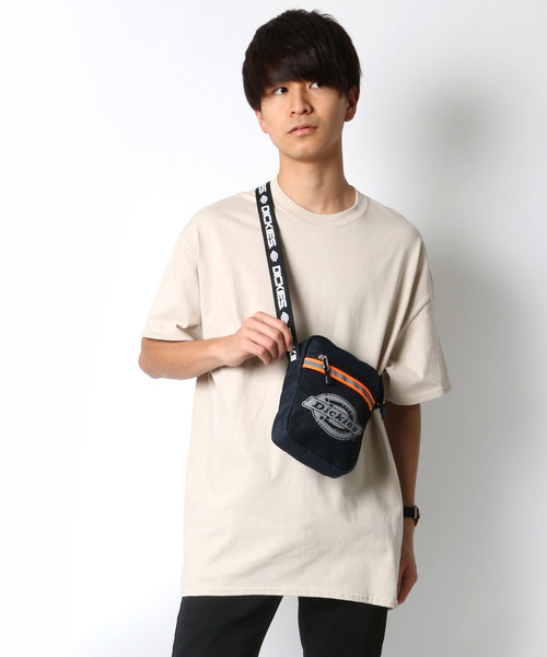 Dickies（ディッキーズ）の「Dickies/ディッキーズ リフレクターテープ ミニショルダーバッグ / ポーチ（ショルダーバッグ・メンズ・ブラック/ベージュ/ネイビー/カーキ・FREE）」の8枚目の写真