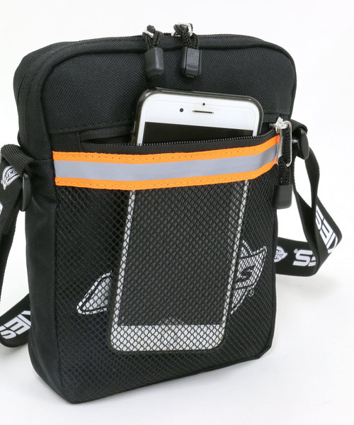 Dickies（ディッキーズ）の「Dickies/ディッキーズ リフレクターテープ ミニショルダーバッグ / ポーチ（ショルダーバッグ・メンズ・ブラック/ベージュ/ネイビー/カーキ・FREE）」の18枚目の写真