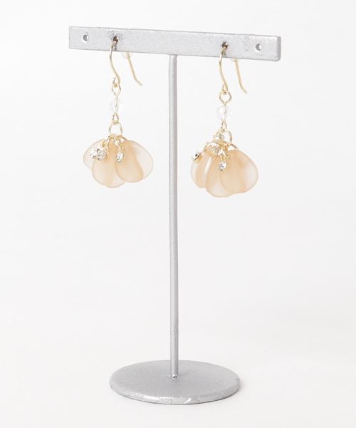 dictionary(ディクショナリー)の「【dictionary / ディクショナリー】 サマー デザイン ピアス(ピアス(両耳用)・レディース・ホワイト/オフホワイト/サックスブルー/ゴールド/ライトブラウン・FREE)」の4枚目の写真