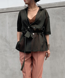 Ameri（アメリ）の「MEDI SARTORIA KNIT JACKET（その他アウター