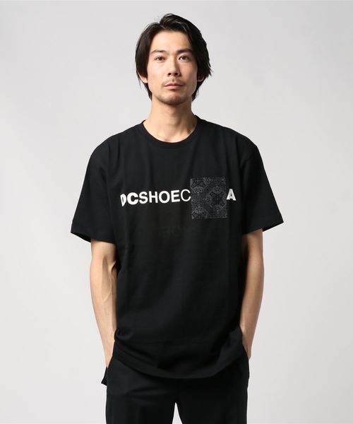 DC(ディーシー)の「半袖Tシャツ DC 19 PAISLEY 5126J941(Tシャツ/カットソー・メンズ・ホワイト/ブラック・M/L/XL)」の2枚目の写真