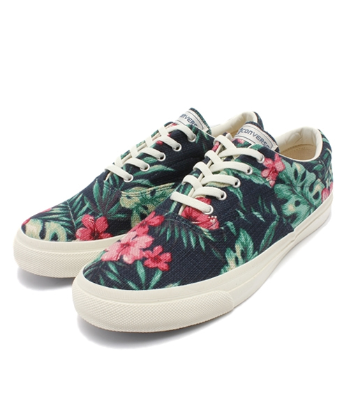 CONVERSE（コンバース）の「SKIDGRIP TROPICS/スキッドグリップ トロピックス（スニーカー・メンズ・ネイビー/ホワイト・8.5/6.5/6/4.5/3.5/5.5/8/9.5/5/4/7/9/10.5/7.5）」の2枚目の写真