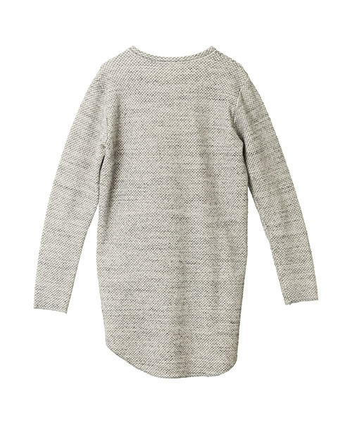 NO ID.（ノーアイディ）の「mt6001-ＣＥワッフルＣＮラウンドロンＴ（Tシャツ/カットソー・メンズ・アッシュグレー/ネイビー/アイボリー・1/2）」の9枚目の写真