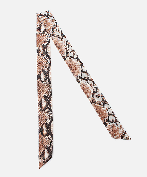 AZUL by moussy（アズールバイマウジー）の「SCARF NECKLACE/スカーフネックレス（ネックレス・レディース・ブラウン系その他/ベージュ系その他・FREE）」の7枚目の写真