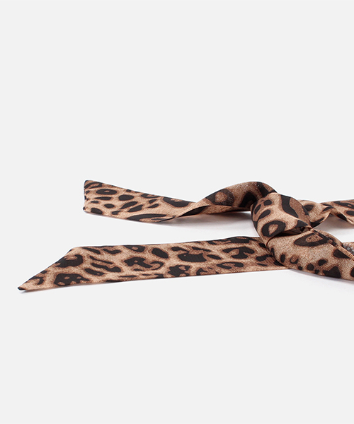 AZUL by moussy（アズールバイマウジー）の「SCARF NECKLACE/スカーフネックレス（ネックレス・レディース・ブラウン系その他/ベージュ系その他・FREE）」の9枚目の写真