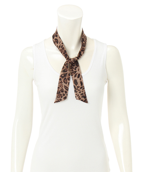 AZUL by moussy（アズールバイマウジー）の「SCARF NECKLACE/スカーフネックレス（ネックレス・レディース・ブラウン系その他/ベージュ系その他・FREE）」の11枚目の写真