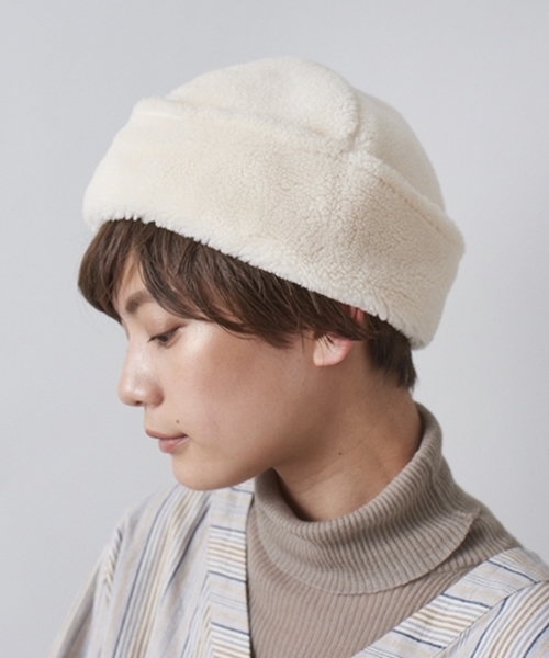 CONTROL FREAK（コントロールフリーク）の「Control Freak（コントロールフリーク）ボアワッチ（ニットキャップ/ビーニー・レディース・ベージュ/カーキ/アイボリー/ベージュ系その他・FREE）」の8枚目の写真