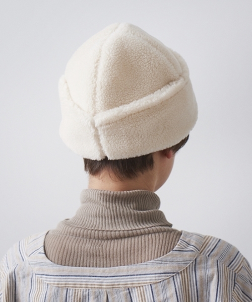 CONTROL FREAK（コントロールフリーク）の「Control Freak（コントロールフリーク）ボアワッチ（ニットキャップ/ビーニー・レディース・ベージュ/カーキ/アイボリー/ベージュ系その他・FREE）」の9枚目の写真