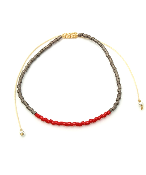 Columbia(コロンビア)の「Guanabana: コロンビア/ビーズブレスレット(ブレスレット・メンズ・レッド/ワイン/グリーン/ブルー/シルバー/ゴールド・ONE SIZE)」の4枚目の写真