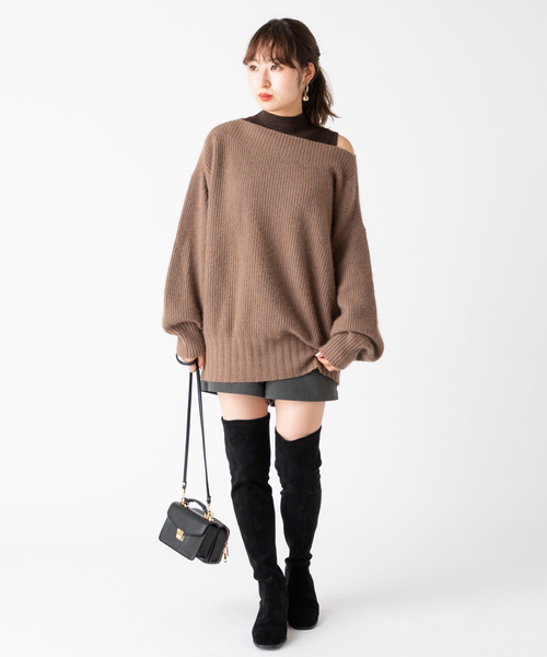 mystic（ミスティック）の「ストレッチニーハイブーツ（ブーツ・レディース・ブラック/ブラウン・36/37/38）」の4枚目の写真