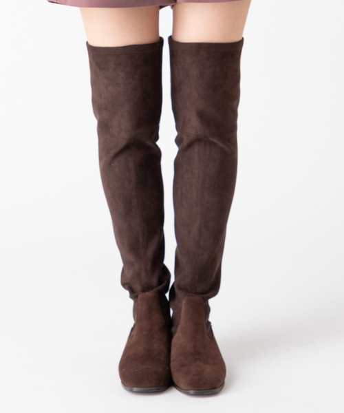 mystic（ミスティック）の「ストレッチニーハイブーツ（ブーツ・レディース・ブラック/ブラウン・36/37/38）」の5枚目の写真