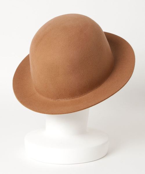polcadot（ポルカドット）の「[Ruben]POCKETABLE BOWLER HAT/フェルトポケッタブルボーラー（ハット・メンズ・ブラック/ブラウン/グレー/キャメル・FREE）」の6枚目の写真