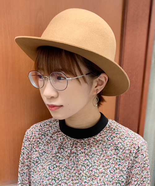 polcadot（ポルカドット）の「[Ruben]POCKETABLE BOWLER HAT/フェルトポケッタブルボーラー（ハット・メンズ・ブラック/ブラウン/グレー/キャメル・FREE）」の4枚目の写真