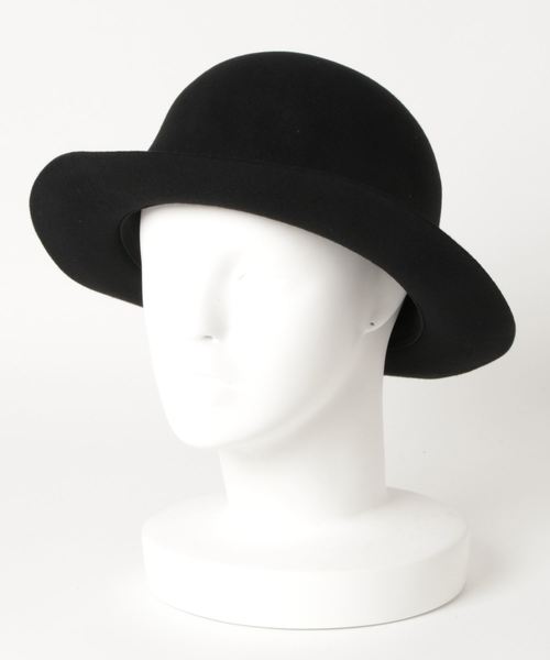 polcadot（ポルカドット）の「[Ruben]POCKETABLE BOWLER HAT/フェルトポケッタブルボーラー（ハット・メンズ・ブラック/ブラウン/グレー/キャメル・FREE）」の7枚目の写真