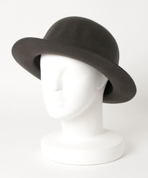 polcadot（ポルカドット）の「[Ruben]POCKETABLE BOWLER HAT/フェルトポケッタブルボーラー（ハット・メンズ・ブラック/ブラウン/グレー/キャメル・FREE）」の8枚目の写真