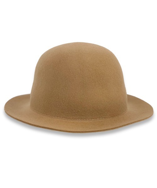 polcadot（ポルカドット）の「[Ruben]POCKETABLE BOWLER HAT/フェルトポケッタブルボーラー（ハット・メンズ・ブラック/ブラウン/グレー/キャメル・FREE）」の12枚目の写真