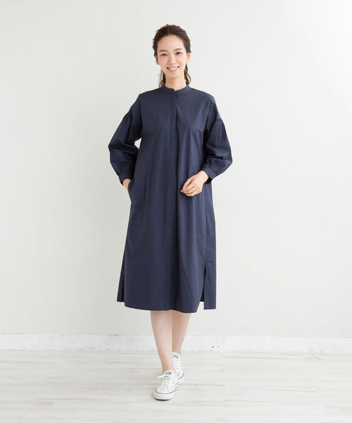 Afternoon Tea アフタヌーンティー のファッション ワンピース セール Afternoon コットンロングシャツワンピース ワンピース