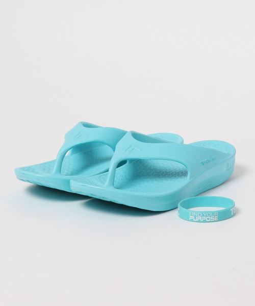 RUGGEDWORKS(ラゲッドワークス)の「TELIC FLIP FLOP 100(サンダル・キッズ・レッド/ピンク/ブラウン/ネイビー/イエロー×グリーン/ターコイズブルー/パープル・S/ML/L/3XS/2XS/XL/XXS/M/XS)」の4枚目の写真