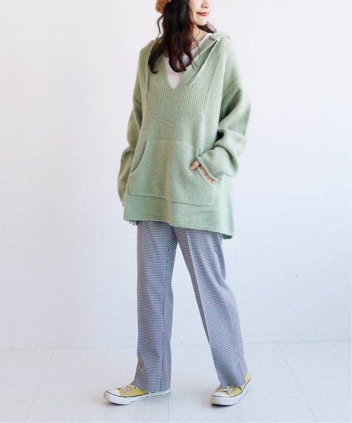 SLOBE citron.（スローブシトロン）の「SLOBE citron. メキパニットプルオーバー◆（ニット/セーター・レディース・ベージュ/グリーン/パープル・FREE）」の17枚目の写真