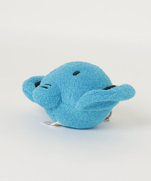 A BATHING APE（アベイシングエイプ）の「KEY CHAIN FACE PLUSH ELEPH（キーホルダー・メンズ・ブルー・FREE）」の3枚目の写真